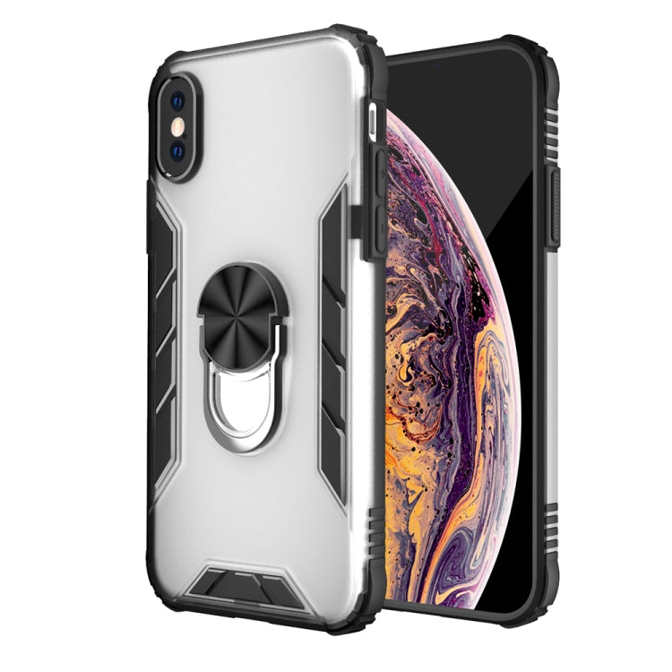Magnetic Frosted PC + Matte TPU Shockproof Case with Ring Holder, For iPhone 11 Pro, For iPhone 11, For iPhone 11 Pro Max, For iPhone XS / X, For iPhone XS Max, For Samsung Galaxy Note20, For Samsung Galaxy Note20 Ultra