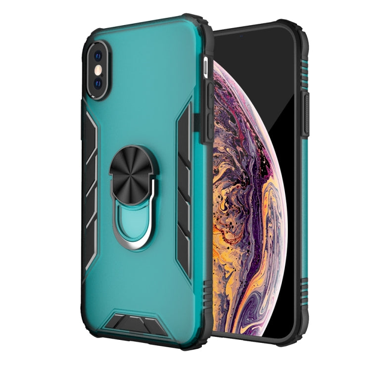 Magnetic Frosted PC + Matte TPU Shockproof Case with Ring Holder, For iPhone 11 Pro, For iPhone 11, For iPhone 11 Pro Max, For iPhone XS / X, For iPhone XS Max, For Samsung Galaxy Note20, For Samsung Galaxy Note20 Ultra