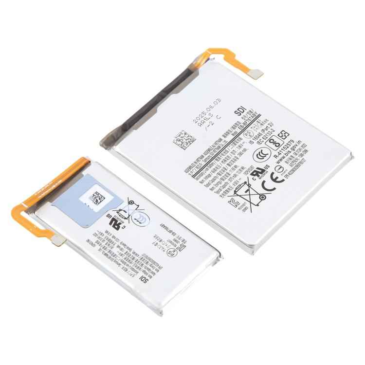For Galaxy Z Flip7 SM-F766 1189mAh 2985mAh EB-BF766ABY + EB-BF767ABY Battery Set, For Galaxy Z Flip7 SM-F766