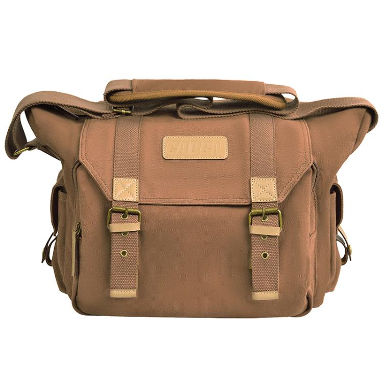 CADeN DSLR Camera Lens Canvas Messenger Bag Large Capacity Bag, 33 x 29 x 12cm