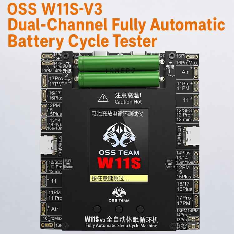 OSS W11S-V3 Dual-Channel Automatic Battery Cycle Tester