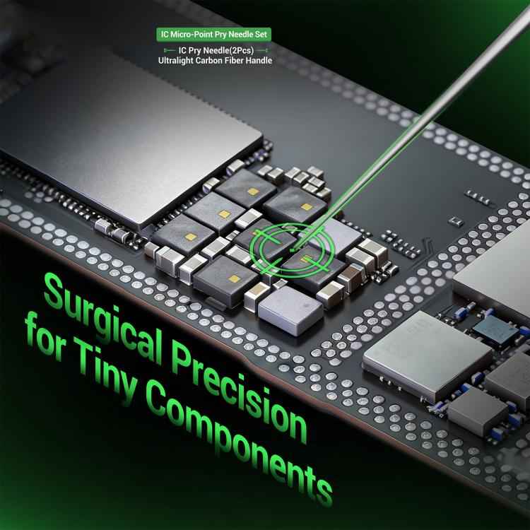 2UUL SC88 Non-Magnetic Precision Solder Control IC Micro-Point Pry Needle Set