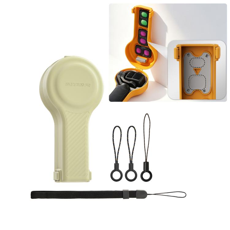 For DJI Osmo Pocket 4P Sunnylife Bulb-Shaped Gimbal Camera Protective Cover Storage Box with Lanyard, OP4-K245 Standard, OP4-K246 Upgraded