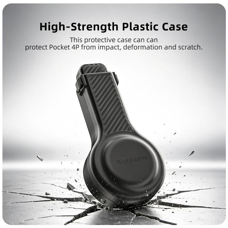 For DJI Osmo Pocket 4P Sunnylife Bulb-Shaped Gimbal Camera Protective Cover Storage Box with Lanyard, OP4-K245 Standard, OP4-K246 Upgraded