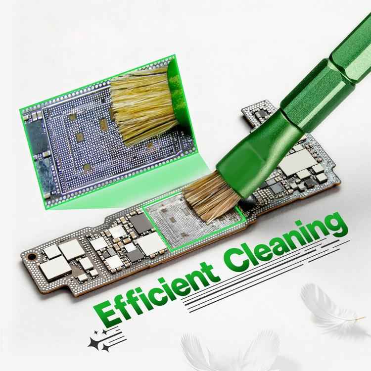 2UUL CL15 Hard Brush & Steel Wire Brush Dual-Ended Cleaning Brush
