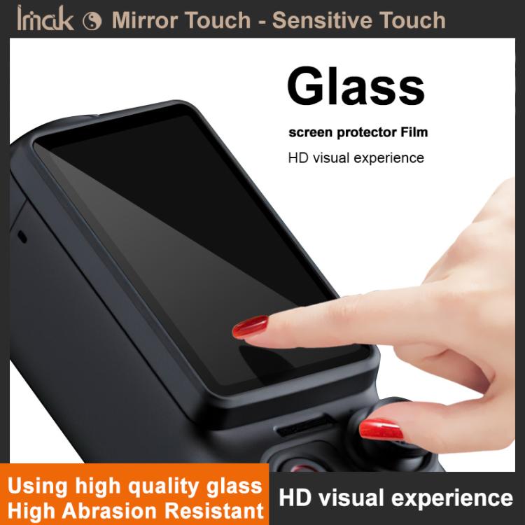 imak Tempered Glass Film with Camera Lens Film, For DJI Osmo Pocket 4P