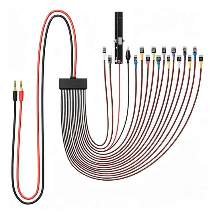 MR.YANG D03 16 in 1 Charging Boot DC Power Detection Cable for iPhone 8-17 Pro Max / Android, MR.YANG D03