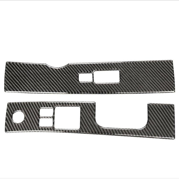 Car Carbon Fiber Glass Lift Decorative Sticker for Nissan 350z 2006-2009, Right Drive, Glass Lift, Right Drive