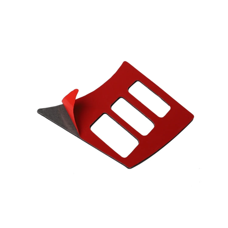 Car Carbon Fiber Steering Wheel Button Frame Decorative Sticker for Nissan 350z 2006-2009, Steering Wheel Button Frame