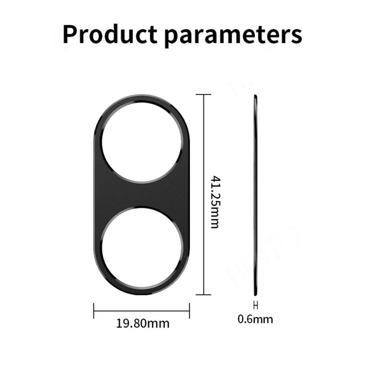 XDcase Aluminum Alloy Hollow Camera Lens Protector, For Redmi Turbo 5 Max / Poco X8 Pro Max, For Redmi Turbo 5 / Poco X8 Pro, For Redmi Note 14 Pro+ 5G, For Redmi Note 14 Pro 5G