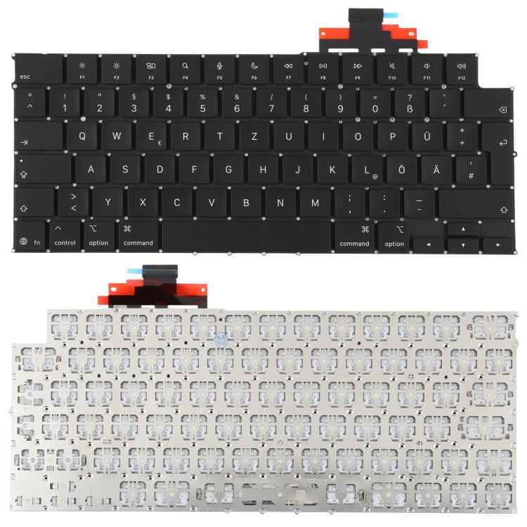 For MacBook A3448 A3449 UK Big Enter Keyboard, German, Spain, Russian, EU Version English