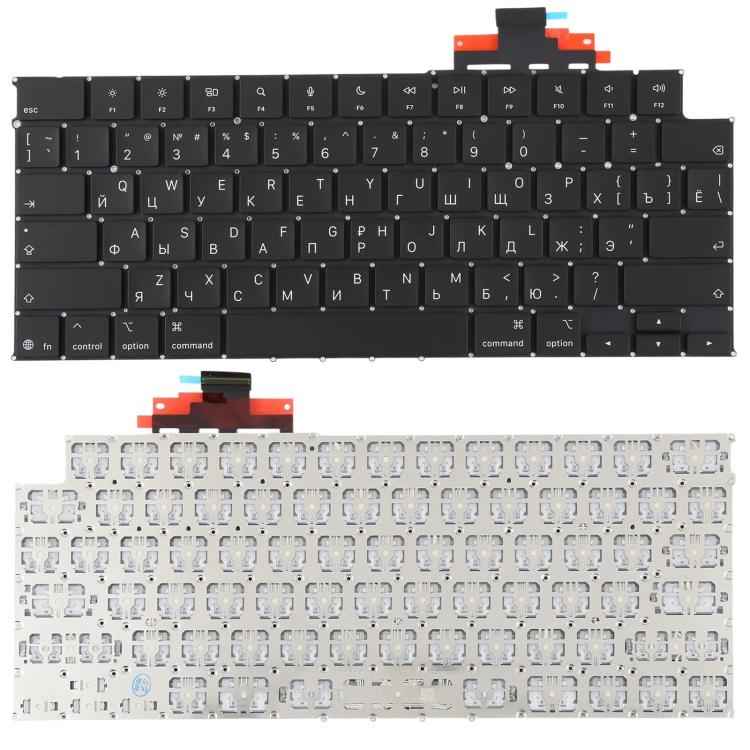 For MacBook A3448 A3449 US Small Enter Version Keycaps, Russian, US Version