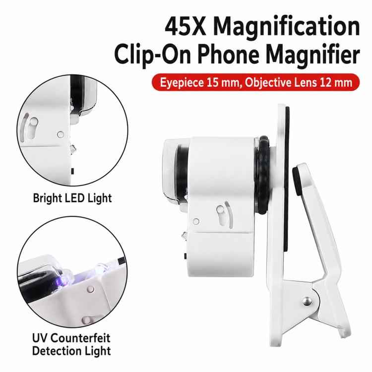 9882AW 45x Portable Jewelry Appraisal Magnifier