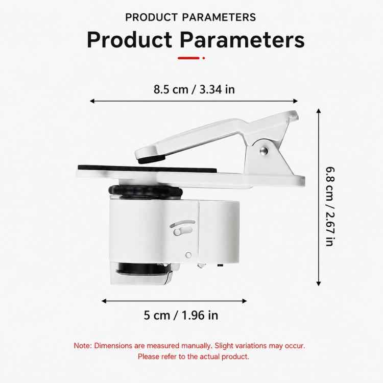 9882AW 45x Portable Jewelry Appraisal Magnifier