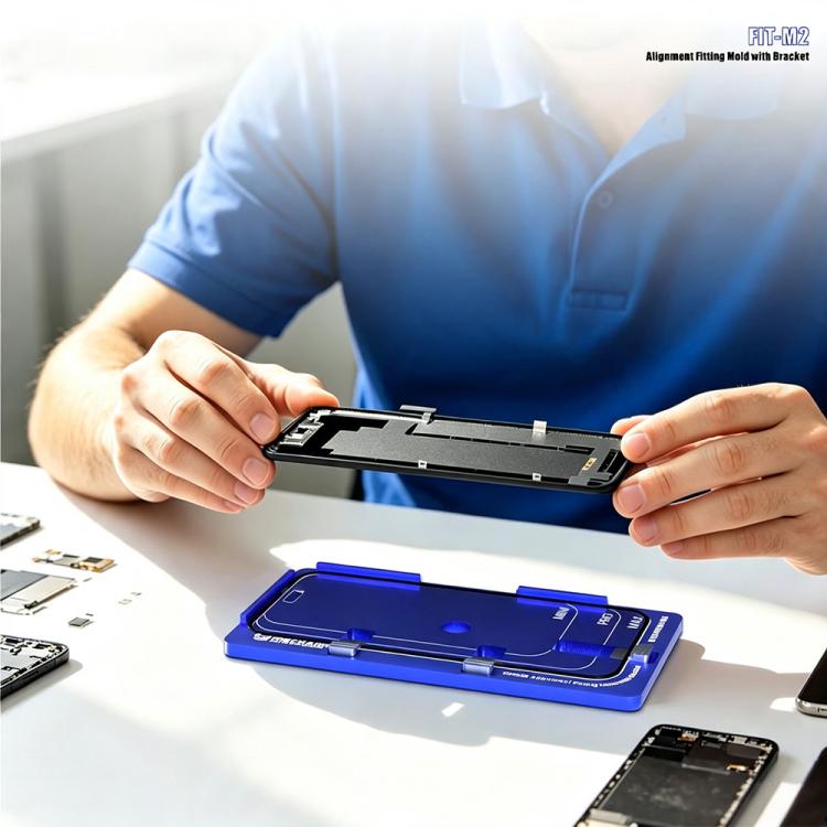 MECHANIC FIT-M2 Universal Alignment Fitting Mold with Bracket For iPhone 12-17 Pro Max Series
