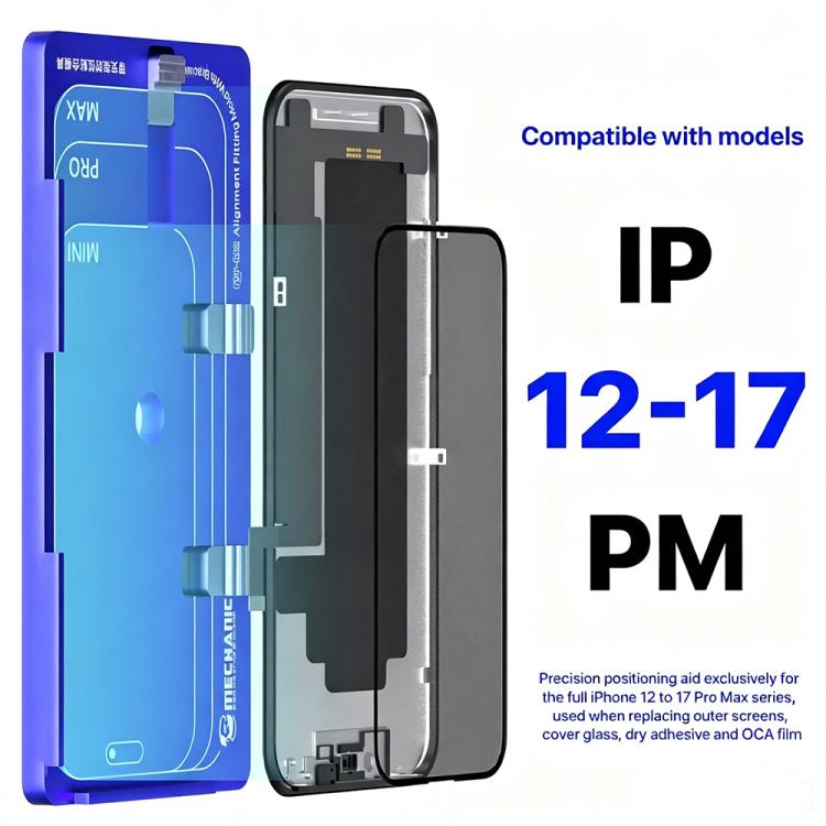 MECHANIC FIT-M2 Universal Alignment Fitting Mold with Bracket For iPhone 12-17 Pro Max Series