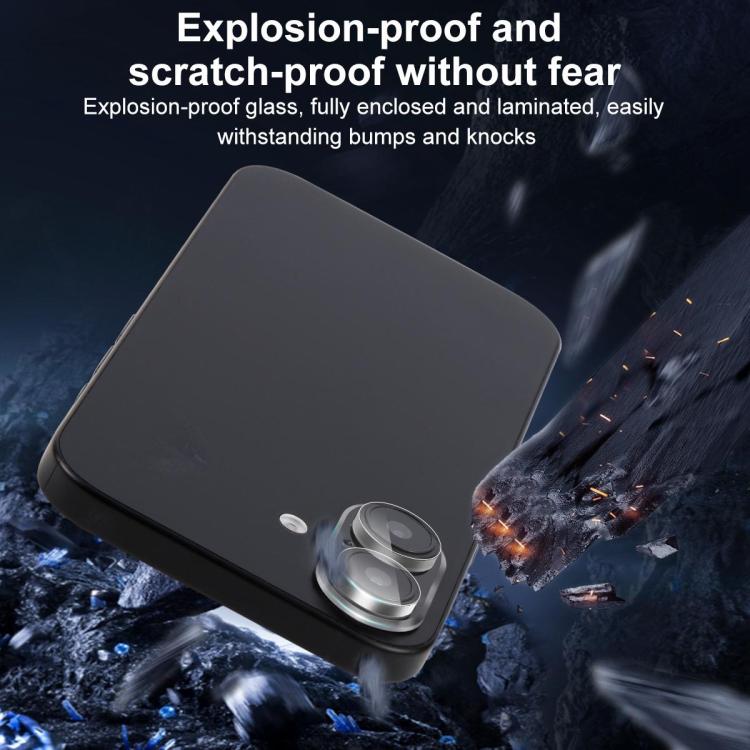 XDcase Transparent Integrated Tempered Glass Camera Film, For iPhone 18, For iPhone 18 Pro, For iPhone 18 Pro Max