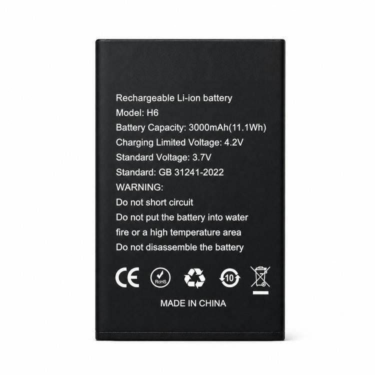 Li-ion Battery, For HAMTOD H6, For HAMTOD H3, For HAMTOD T8 4G