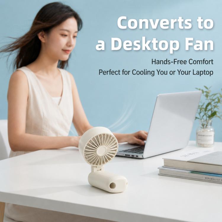 Umbrella Clip Foldable Mini Fan Rechargeable Outdoor Handheld Fan