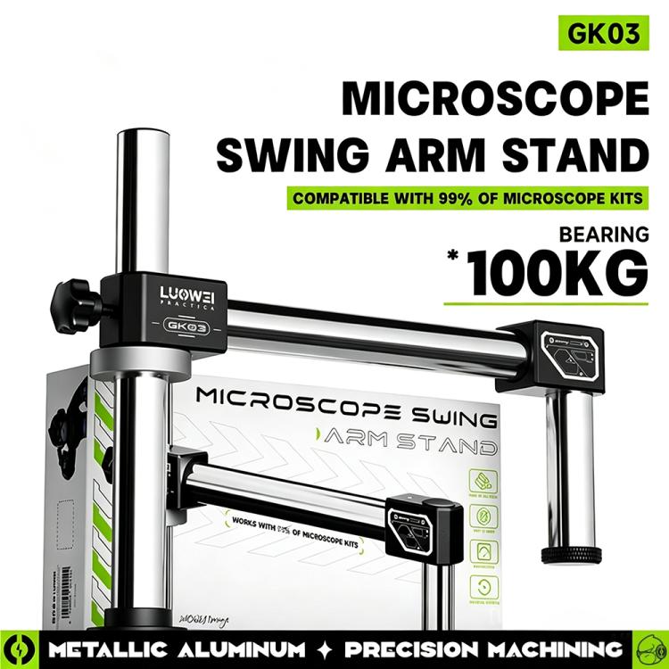 LUOWEI LW-GK03 32mm Microscope Rotary Arm Stand