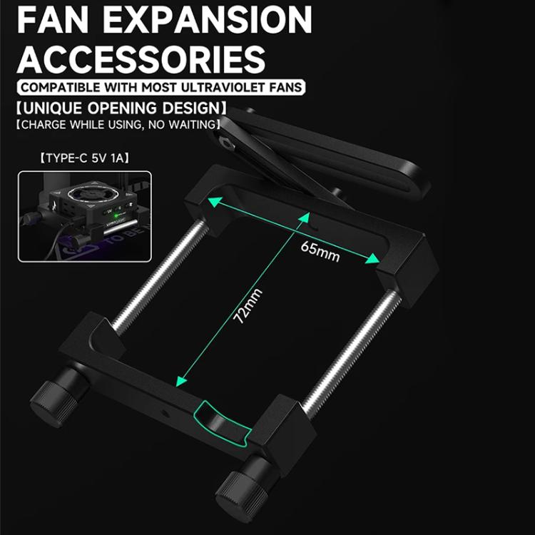 LUOWEI LW-CF01 Black Panther 3 in 1 Microscope Fan Extension Accessory