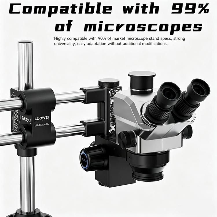 LUOWEI LW-GK04 Xuanjia Dual-Axis Dual-Arm Microscope Swing Arm Stand