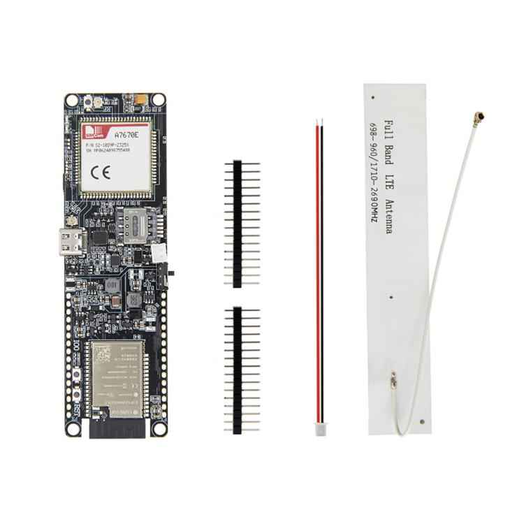 LILYGO T-A7670E ESP32 Wireless Comm Module No GPS, T-A7670E