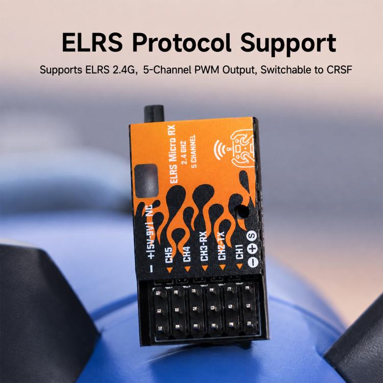 BETAFPV ELRS 2.4G RF Modules Micro Receiver for Fixed-Wing Aircraft