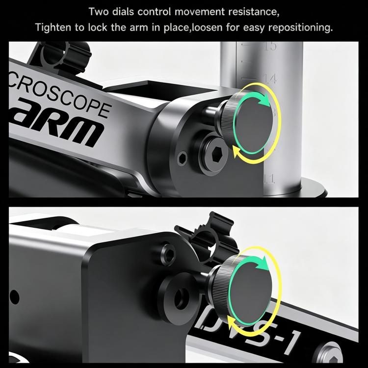 MECHANIC DVS-1 Anti-shake Hydraulic 360 Degrees Rotation Shock-absorbing Microscope Arm