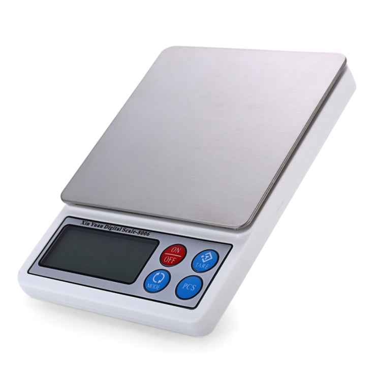 XY-8006 2.2 inch Display High Precision Electronic Scale (0.1g~3000g), Excluding Batteries
