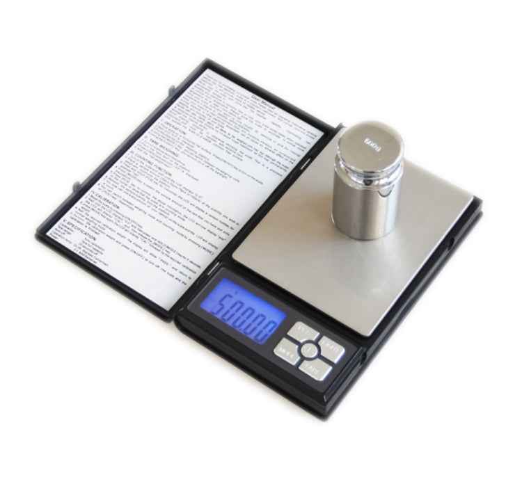 MH-1108 Notebook Shape High Precision Electronic Diamond Gold Jewelry Scale (0.01g~500g), Excluding Batteries