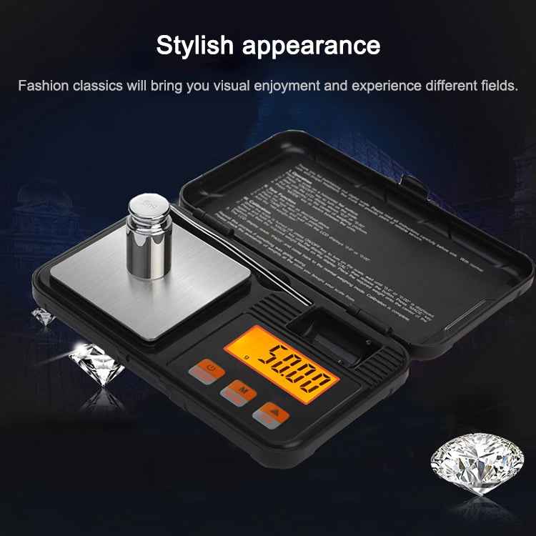 200g/0.01g High-Precision Portable Jewelry Scale Mini Electronic Scale Precision Carat Electronic Scale