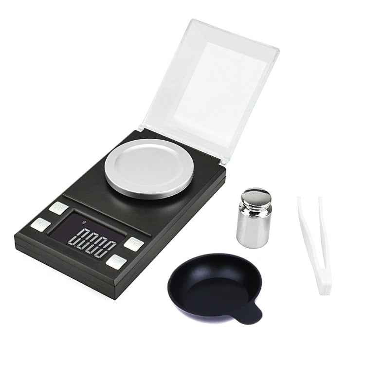 MH-8028 100g x 0.001g High Accuracy Digital Electronic Portable Jewelry Diamond Gem Carat Lab Weight Scale Balance Device with 1.6 inch LCD Screen