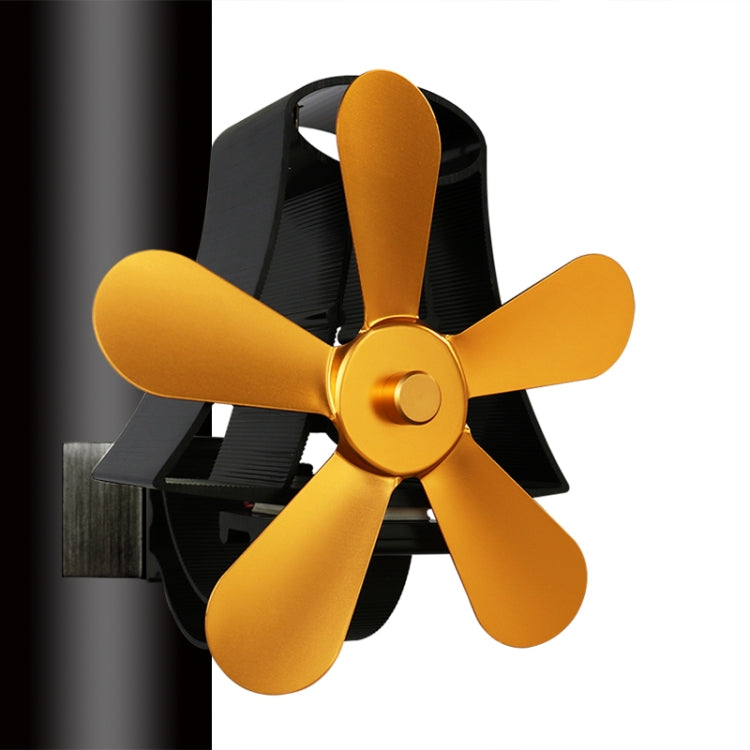 YL-106 5-Blade High Temperature Aluminum Heat Powered Fireplace Stove Fan, YL-106 (Rose Red), YL-106 (Silver), YL-106 (White), YL-106 (Black), YL-106 (Bronze), YL-106 (Grey), YL-106 (Gold)