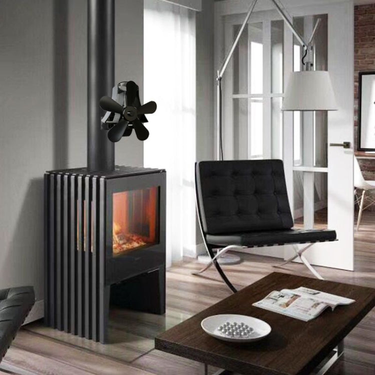 YL-106 5-Blade High Temperature Aluminum Heat Powered Fireplace Stove Fan, YL-106 (Rose Red), YL-106 (Silver), YL-106 (White), YL-106 (Black), YL-106 (Bronze), YL-106 (Grey), YL-106 (Gold)
