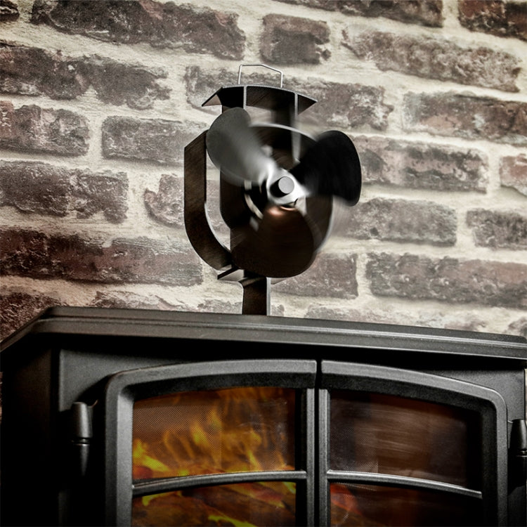YL401 3-Blade High Temperature Metal Heat Powered Fireplace Stove Fan, YL401 (White), YL401 (Black), YL401 (Bronze), YL401 (Gold), YL401 (Silver)