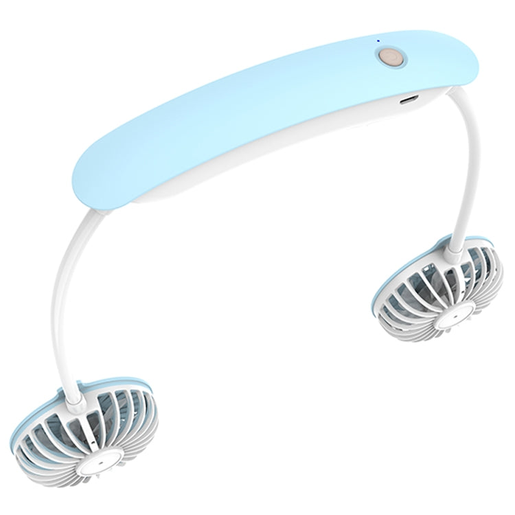 F6 Outdoor Mini Hanging Neck Fan USB Charging Lazy Small Fan