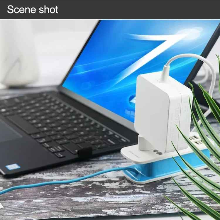 87W USB-C / Type-C Power Adapter Portable Charger with 1.8m Charging Cable, EU Plug