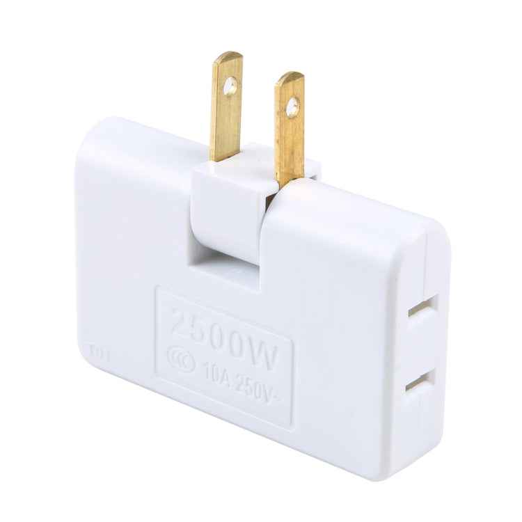 1 to 3 15A 180 Degrees Rotation Extension Multi Plug Mini Slim Wireless Outlet Socket, US Plug, AC 110-220V