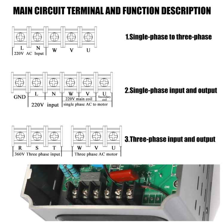 AT1-2200S 2.2KW 220V Single-phase Inverter