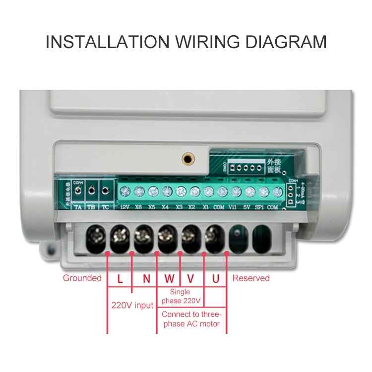 AT1-0450X 0.45KW 220V Single-phase Input Three-phase Output Inverter Motor Governor