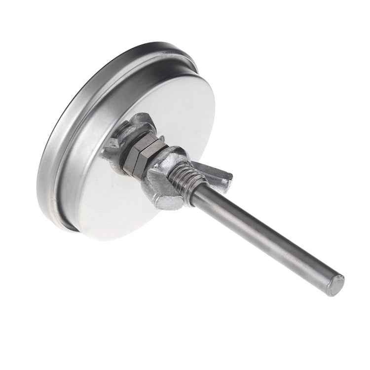 Stainless Steel Oven Thermometers BBQ Smoker Pit Grill Bimetallic Thermometer Temp Gauge Cooking Tools with Dual Display & Anti-fog Glass