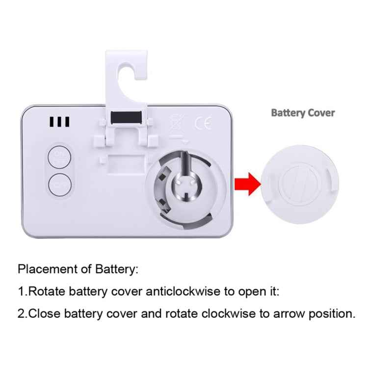 Mini Refrigerator Thermometer Digital LCD Display Freezer Temperature Meter with Hook