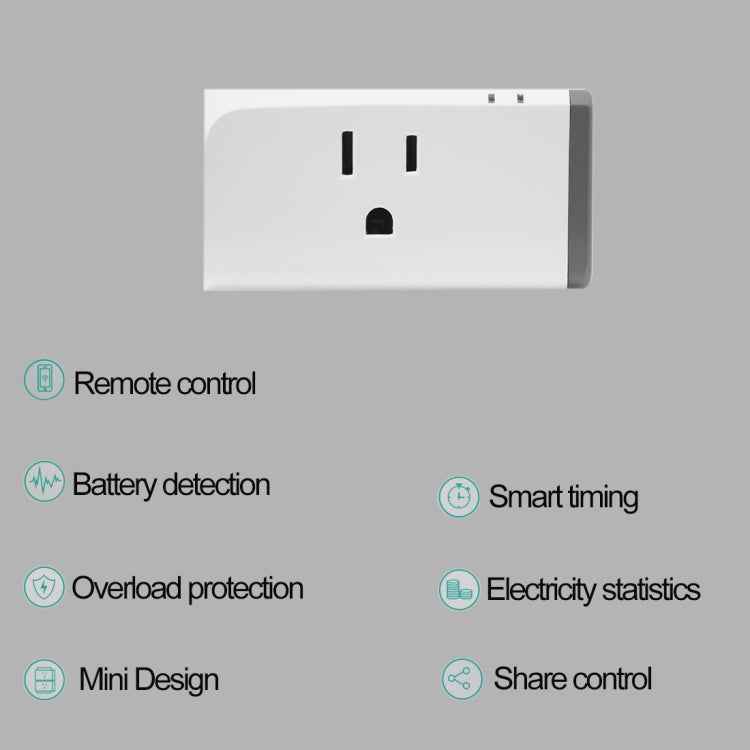 Sonoff S31 16A Phone APP Remote Timing & Power Energy Usage Monitor Mini WiFi Smart Socket Works with Alexa and Google Home, US Plug