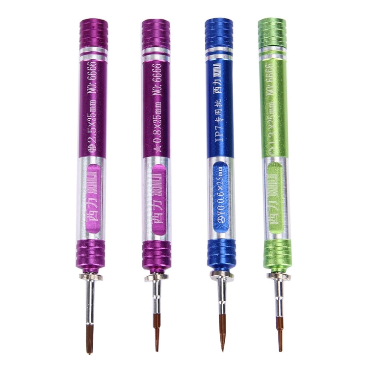 Appropriative Professional Screwdriver Repair Open Tool Kit with Leather Handbag For iPhone 7 & 7 Plus