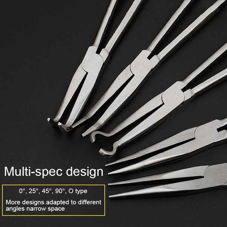 11 Inch Multi-function 45 Degree Bending Needle-nosed Pliers Hand Tool