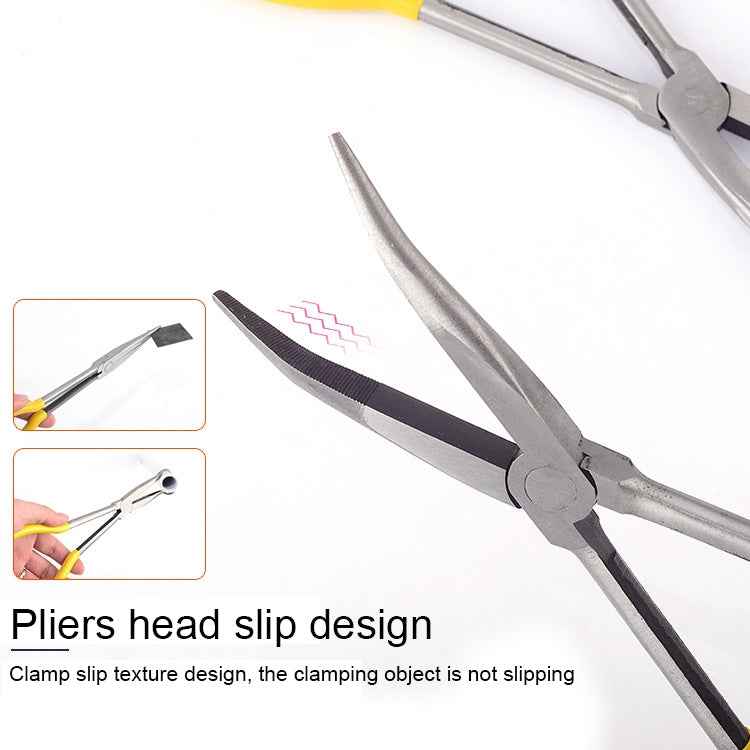11 Inch Multi-function 45 Degree Bending Needle-nosed Pliers Hand Tool