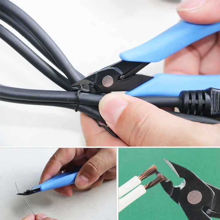 FC-120 Mini Electronic Pliers Diagonal Side Cutting Cable Wire Cutter Repair Hand Tool