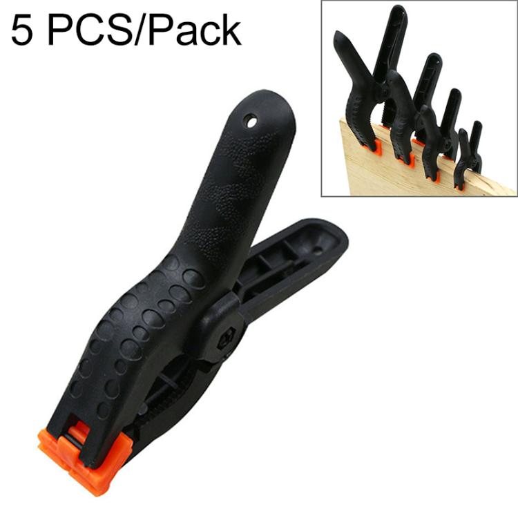 5 PCS Woodworking Photo Studio Photography Backdrop Nylon Clip Support Spring Clamp, Length: 90mm, Length: 90mm