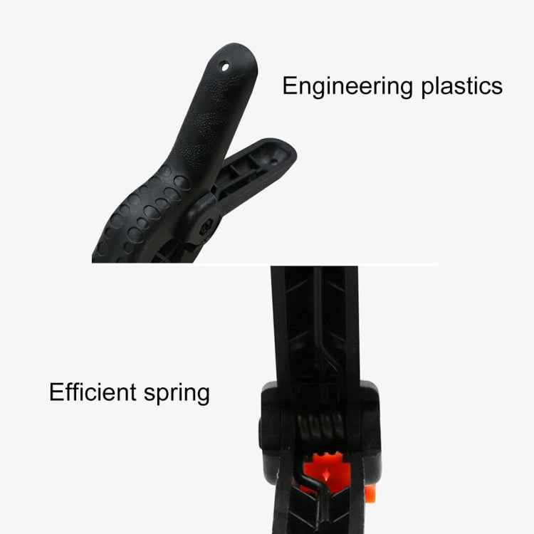 5 PCS Woodworking Photo Studio Photography Backdrop Nylon Clip Support Spring Clamp, Length: 93mm